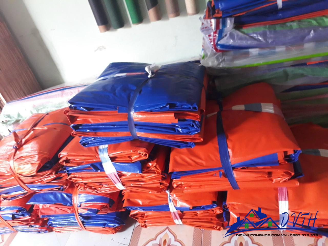 Bạt nhựa xanh cam tại Đăk Nông